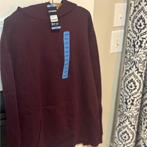 Express Men’s hooded shirt Size Lg